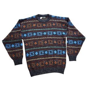 Men's Multicolor Patterned Sweater
